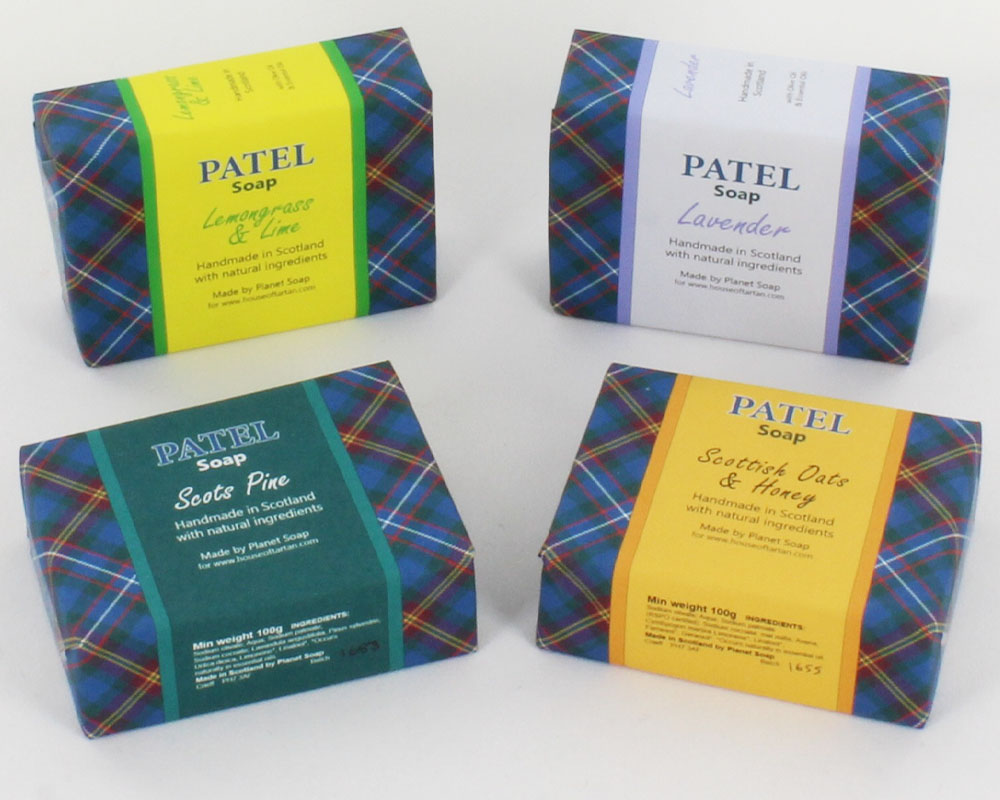 Soap, Handmade, Gift Pack, Patel Tartan